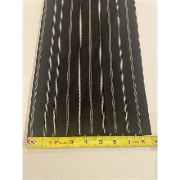 Ralph Lauren Collection Purple Label Pinstripe Wool Pants 12 Straight Leg Runway - Picture 15 of 16